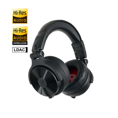 OneOdio Studio Max 1 DJモニターヘッドホン ワイヤレスヘッドフォン 超低遅延20ms 120時間駆動 ハイレゾ/LDAC対応
