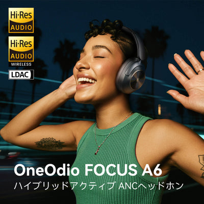 OneOdio A6 ノイズキャンセリングヘッドホン